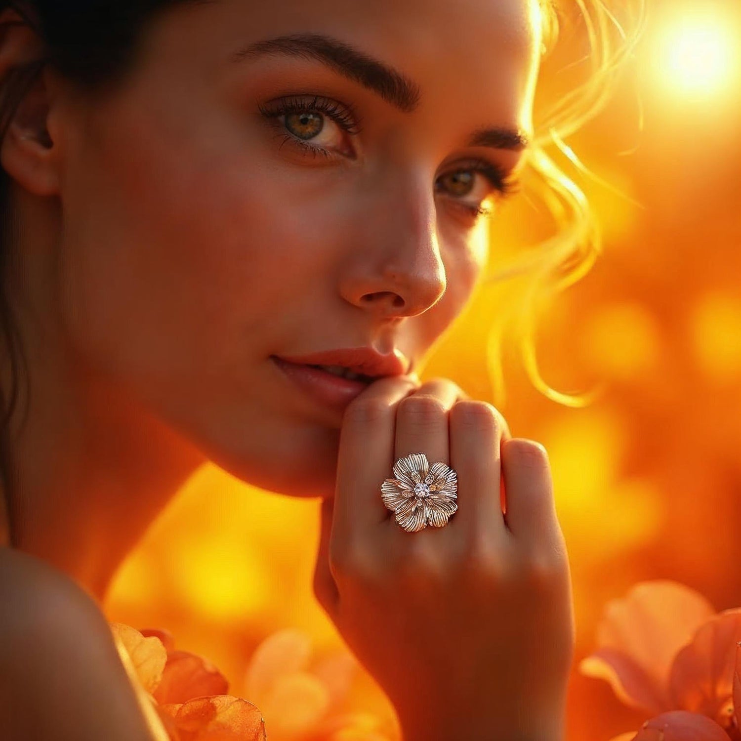 Bague fleur